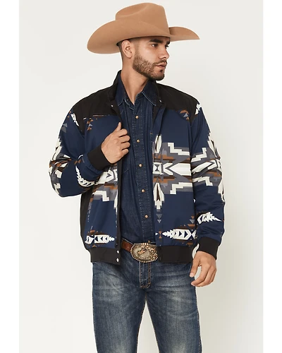 RANK 45® Men's Southwestern Print Insulated Bomber Jacket