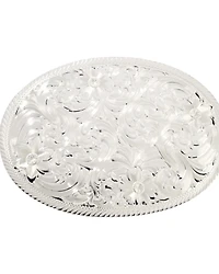 Montana Silversmiths Silver Engraved Western Buckle