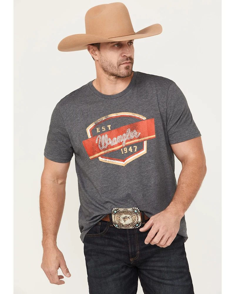 Wrangler Men's Rope Logo Short Sleeve Graphic T-Shirt