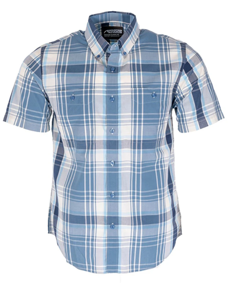 Mountain Khakis Men's Denison Plaid Print Short Sleeve Button-Down Shirt