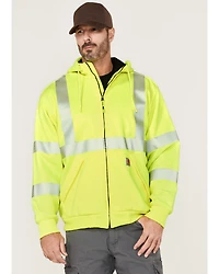 Carhartt Men's Hi-Vis Loose Fit Thermal Full-Zip Hooded Work Jacket