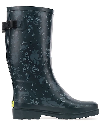 Western Chief Women's Feminine Floral Wide Calf Tall Rain Boots