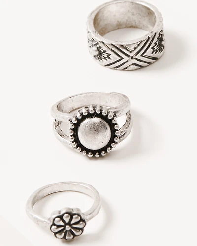 Shyanne Women's Shiloh Ridge Ridge Ring Set - 3 Piece