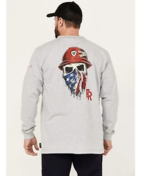 Ariat Men's FR Born For This Long Sleeve Graphic Work T-Shirt