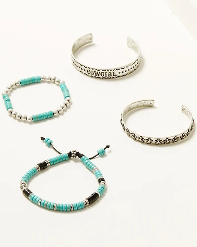 Idyllwind Women's Amberwood Navajo pearl Bracelet Set - 4 Piece