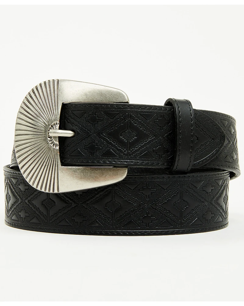 Shyanne Women's Everly Southwestern Embossed Sunrise Buckle Belt