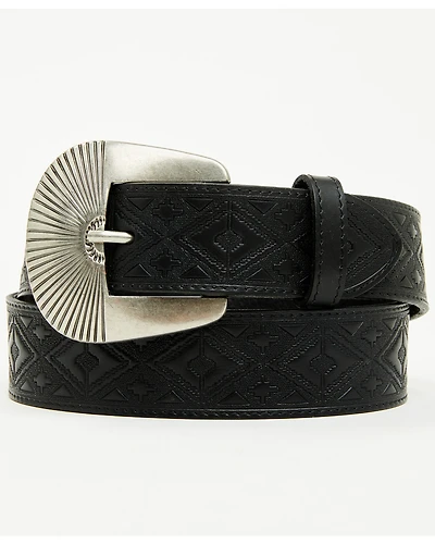 Shyanne Women's Everly Southwestern Embossed Sunrise Buckle Belt
