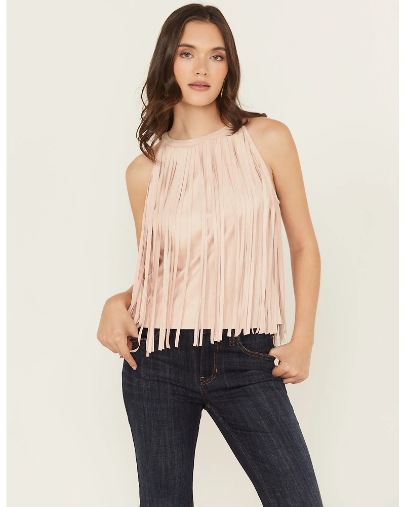 Idyllwind Women's Madie Faux Suede Fringe Tank