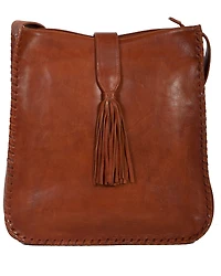 Scully Women's Leather Bag With Whipstitching