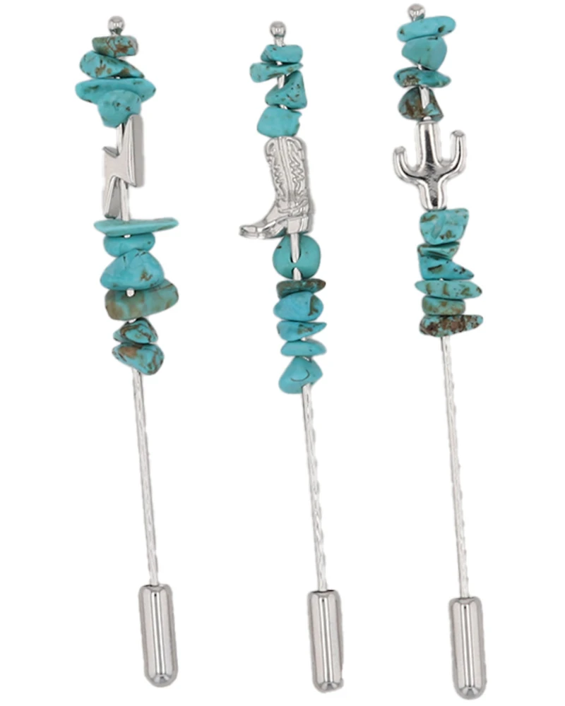Montana Silversmiths Hat Pick Charm Set - 3 Piece