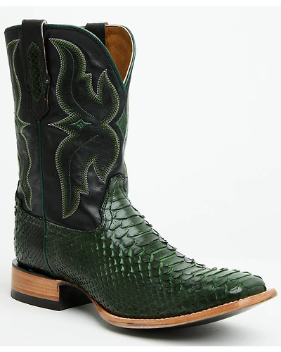 Cody James Men's Exotic Python Western Boots - Broad Square Toe