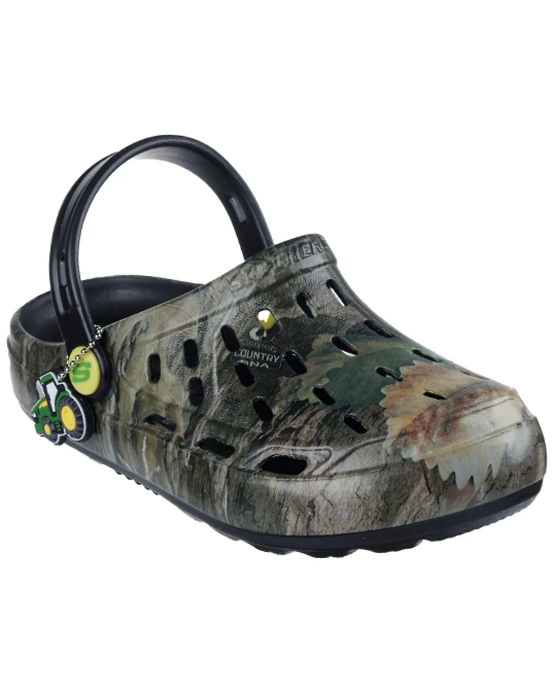 Skechers X John Deere Boys' Swifters II Mossy Splash Shoes - Round Toe