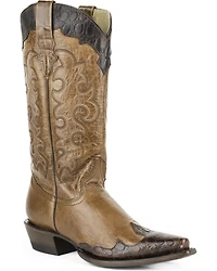 Roper Women's Faux Sea Turtle Wingtip Western Boots - Snip Toe