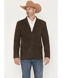 Cody James Men's Genuine Suede Leather Blazer