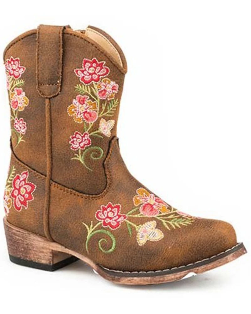 Roper Toddler Girls' Juliet Western Boots - Snip Toe