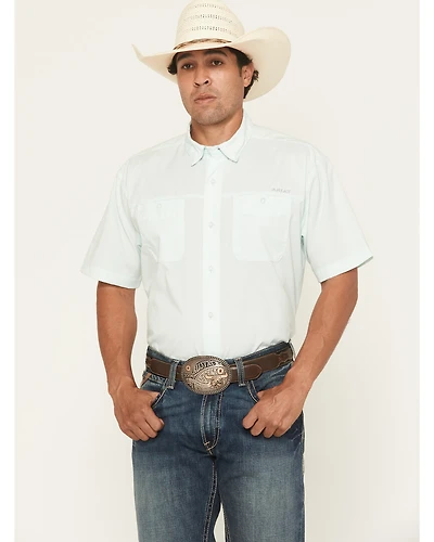 Ariat Men's 360 Airflow Classic Solid Long Sleeve Button-Down Performance Western Shirt