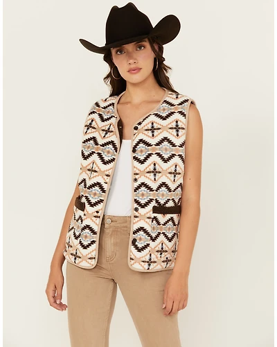 Outback Trading Co Women's Southwestern Reversible Vest