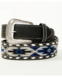 Cody James Men's Southwestern Inlay Tapered Belt