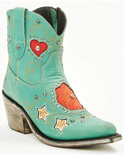 Liberty Black Women's Vegas Turquesa Booties - Snip Toe