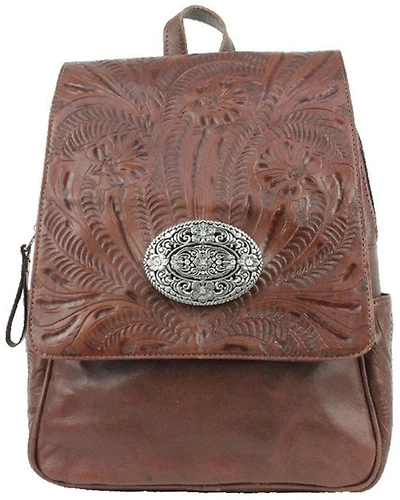 American West Women's Lariats Hand Tooled Backpack