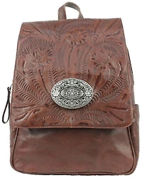 American West Women's Lariats Hand Tooled Backpack