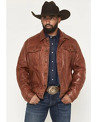 Scully Men's Leather Trucker Jacket