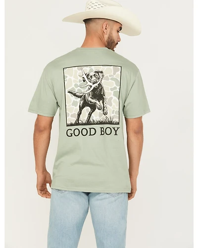Buckwear Men's Good Boy Shed Fetch Short Sleeve Graphic T-Shirt