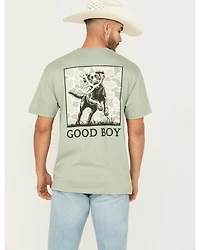 Buckwear Men's Good Boy Shed Fetch Short Sleeve Graphic T-Shirt