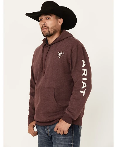 Ariat Men's Logo Sleeve Hooded Sweatshirt