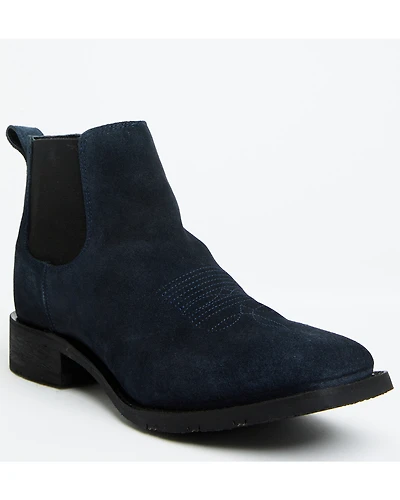 Laredo Men's Cambridge Suede Western Ankle Boots - Broad Square Toe