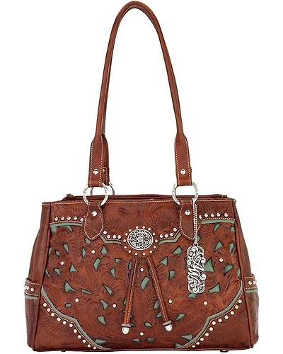 American West Lady Lace Multi-Compartment Tote