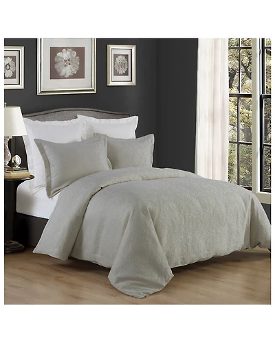 HiEnd Accents Queen Matelasse Coverlet - 3 Piece