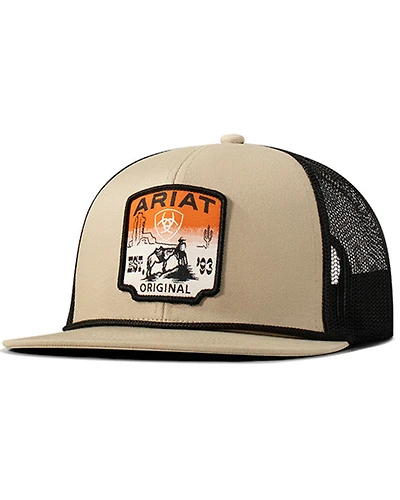 Ariat Men's Desert Scene Patch Ball Cap
