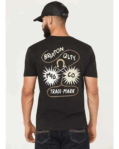 Brixton Men's Remo Logo Short Sleeve Graphic T-Shirt
