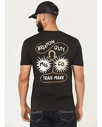 Brixton Men's Remo Logo Short Sleeve Graphic T-Shirt