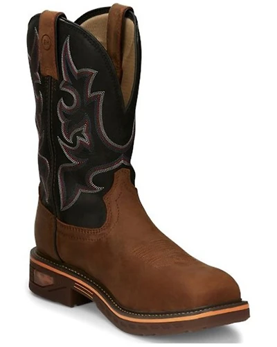 Justin Men's Resistor Western Work Boots - Composite Toe