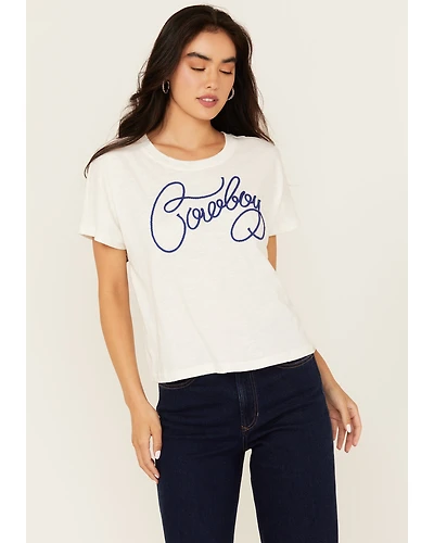 Ariat Women's Cowboy Embroidered Short Sleeve Tee