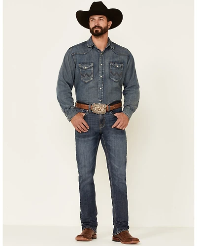 Cody James Men's Courtright Wash Jackson Slim Straight Stretch Denim Jeans