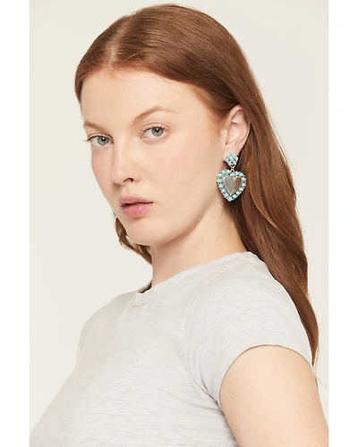 Shyanne Women's Heart Statement Earrings