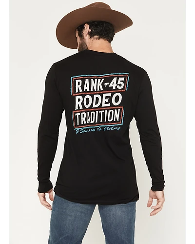 RANK 45® Men's Rodeo Tradition Long Sleeve Graphic T-Shirt