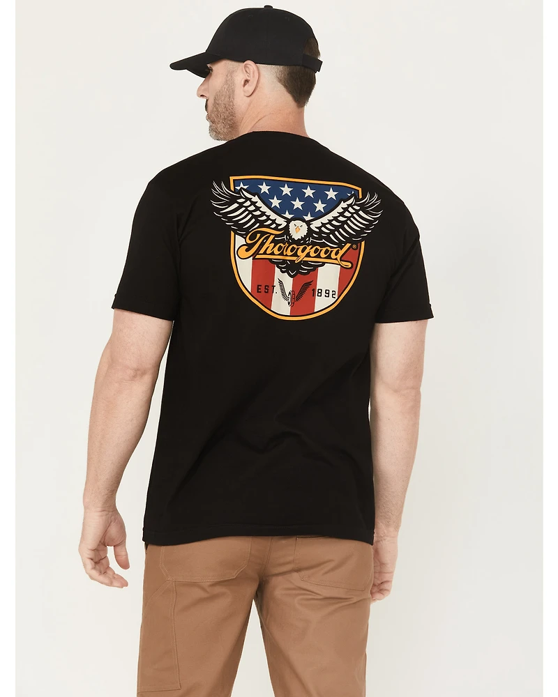 Thorogood Men's Eagle Shield Short Sleeve Pocket Work T-Shirt