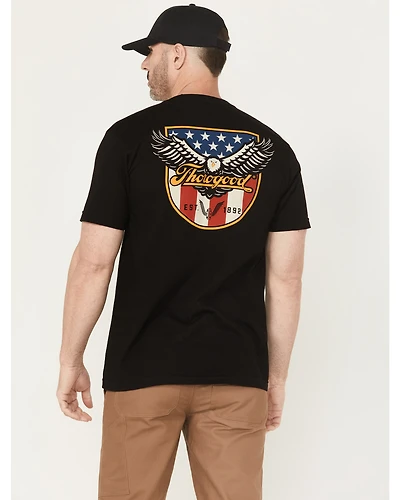 Thorogood Men's Eagle Shield Short Sleeve Pocket Work T-Shirt