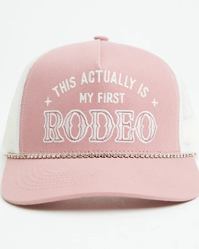 Shyanne Girls' This Actually Is My First Rodeo Ball Cap