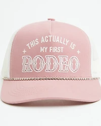 Shyanne Girls' This Actually Is My First Rodeo Ball Cap