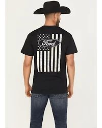 Buckwear Men's Ford Camo Flag Short Sleeve Graphic T-Shirt