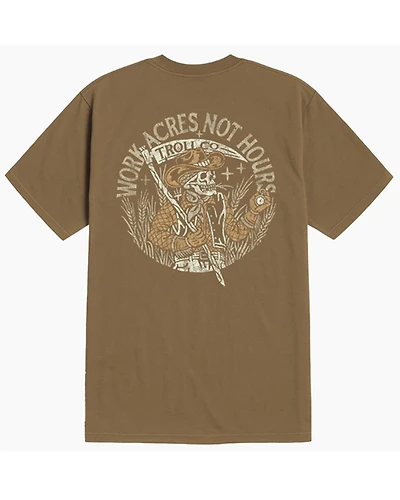 Troll Co Men's Work Acres Short Sleeve Graphic T-Shirt