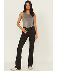 Shyanne Women's Aria Mid Rise Bootcut Super Stretch Denim Jeans