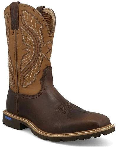 Twisted X Men's 11" Tech X™ Western Boots - Broad Square Toe