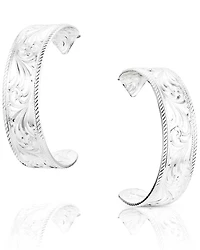 Montana Silversmiths Women's Out West Hoop Earrings