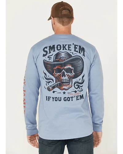 Cody James Men's FR Smoke Em Long Sleeve Graphic Work T-Shirt